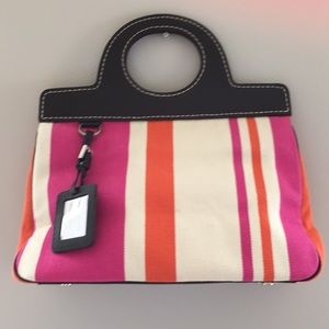 Brand New! Donald J Pliner fabric purse
